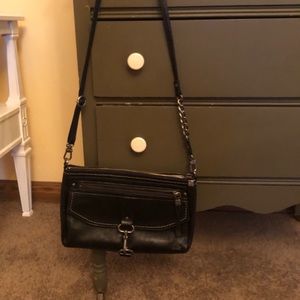 Black crossbody purse